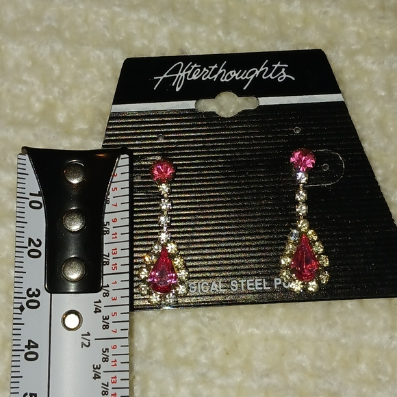 NWT! VINTAGE "AfterThoughts" Earrings - Picture 8 of 9